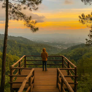 Bukit Moko Bandung – Tempat terbaik lihat sunrise dan sunset dengan tiket murah dan udara sejuk