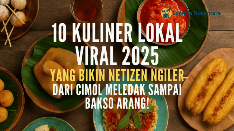 10 Kuliner Lokal Viral 2025 – Dari Cimol Meledak sampai Bakso Arang yang Bikin Netizen Ngiler