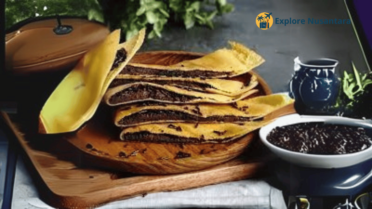 Martabak Tipis Crunchee Jakarta dengan topping kekinian seperti red velvet dan taro