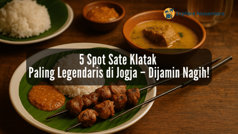 Spot Sate Klatak legendaris di Jogja