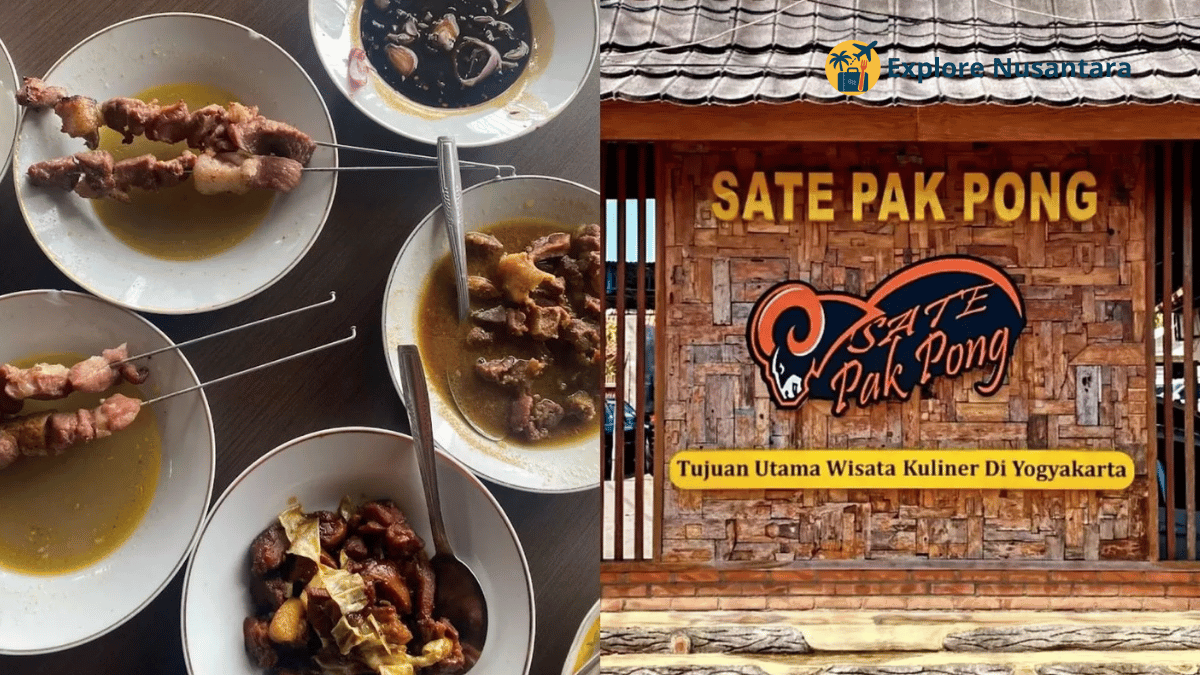 Suasana warung Sate Klatak Pak Pong Jogja