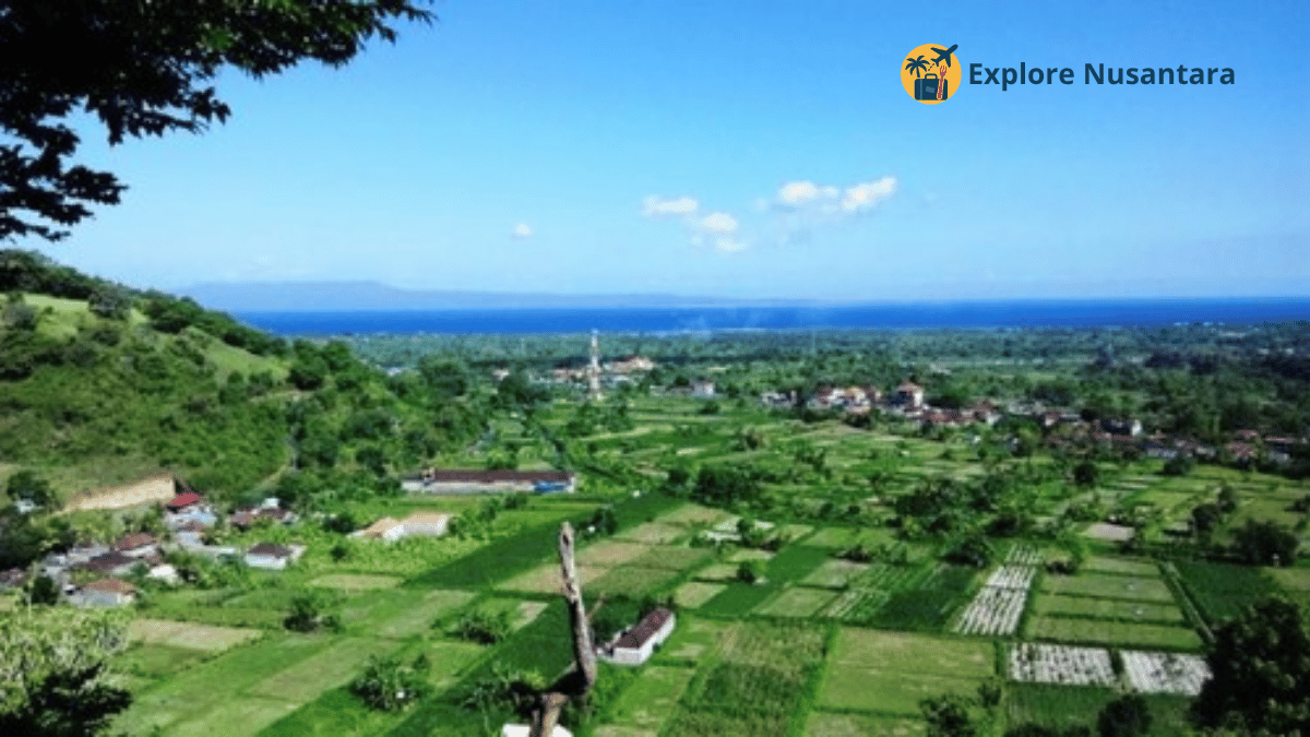 Pemandangan sunrise dari Bukit Belong Bali yang cocok untuk healing