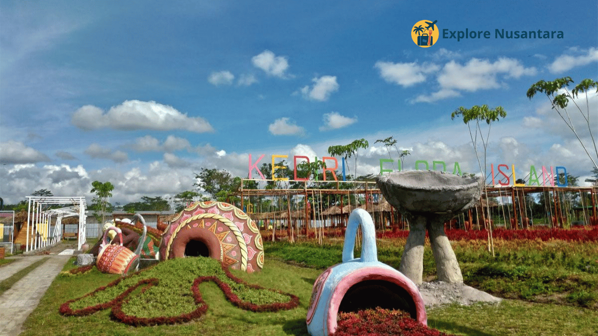 Wisata Baru Indonesia 2025 - Kediri Flora Island taman bunga viral