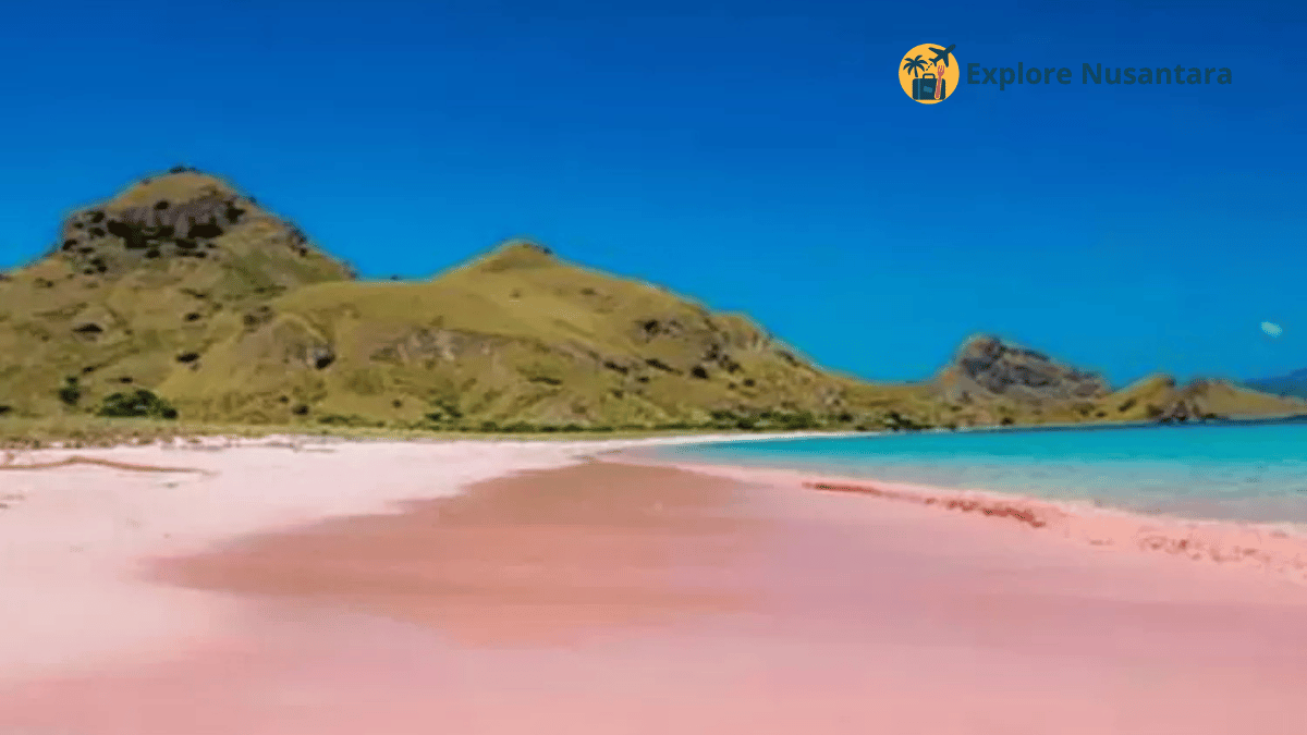 Pantai Pink Lombok dengan sisi sepi dan pasir merah muda
