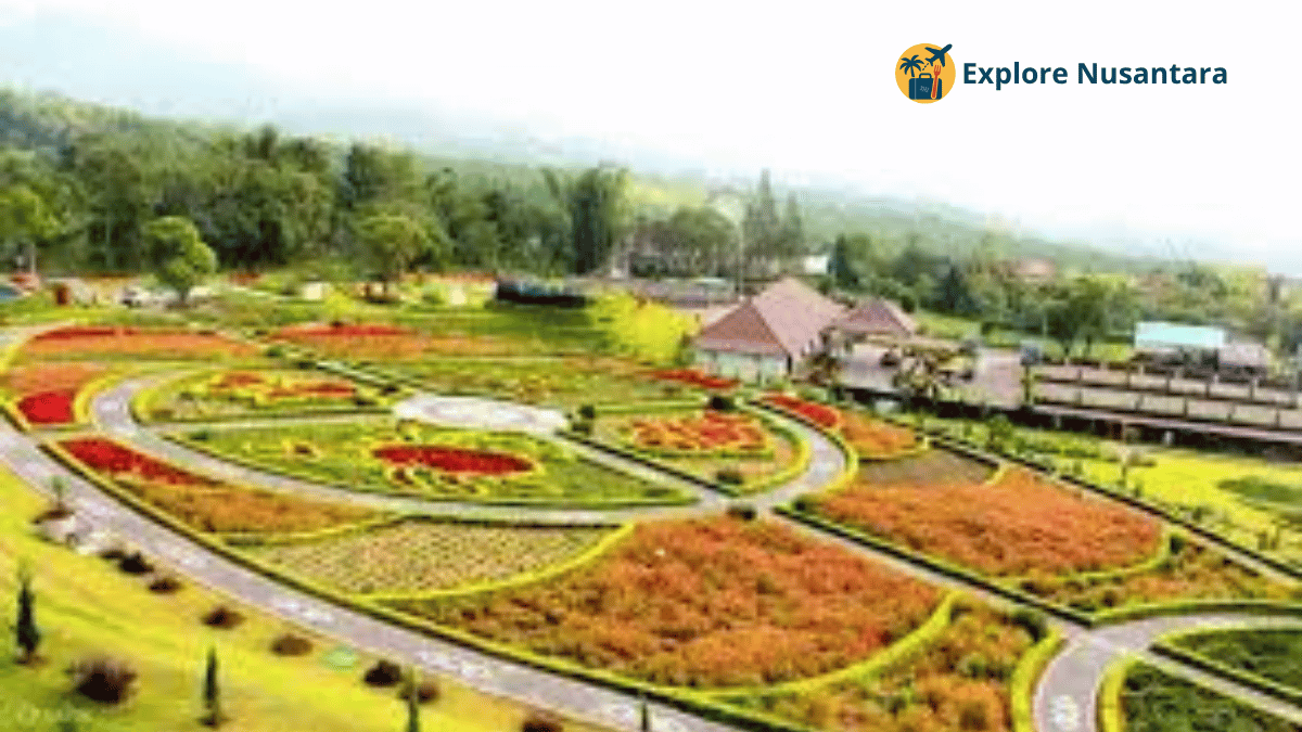 The Blooms Garden Bali dengan taman bunga warna-warni dan suasana tenang
